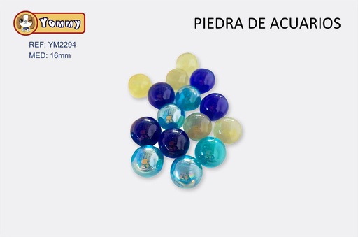 [YM2294] Bolitas de vidrio transparente 16mm para decoración