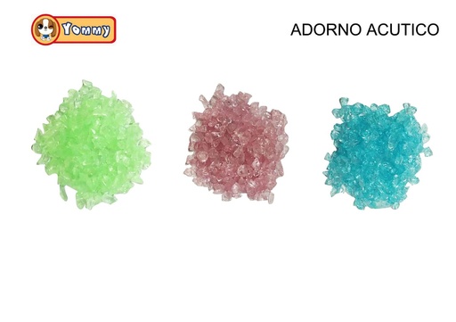[YM2296] Bolitas de vidrio para pecera 400g - Decoración de acuarios