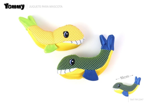 [YM2347] Peluche ballena 16cm para mascotas