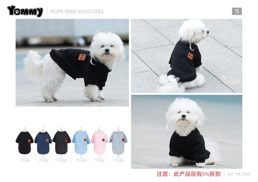 [YM2390] Sudadera para mascotas talla S para abrigar