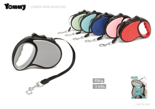 [YM2647] Cuerda extensible 3m - Productos para mascotas