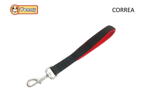 [YM2671] Correa para mascotas 2.5cm x 32cm con asa de espuma