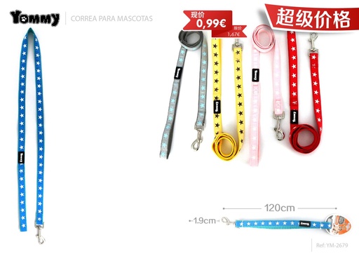 [YM2679] Correa 1.9*120 - Accesorios para mascotas 