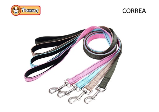 [YM2685] Correa de buceo con manija reflectante 2.5x120 cm - Accesorios para mascotas