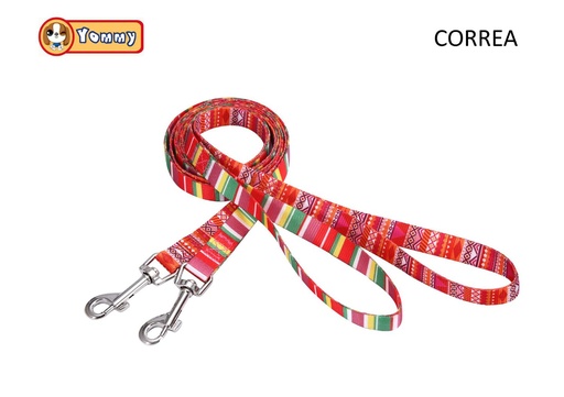 [YM2689] Correa para mascotas diseño arco iris 1.6x120cm para perros