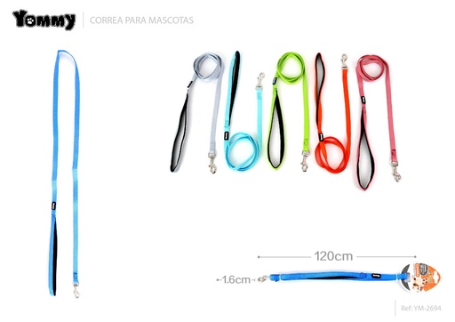 [YM2694] CORREA 1.6*120 CM - Collar para mascotas