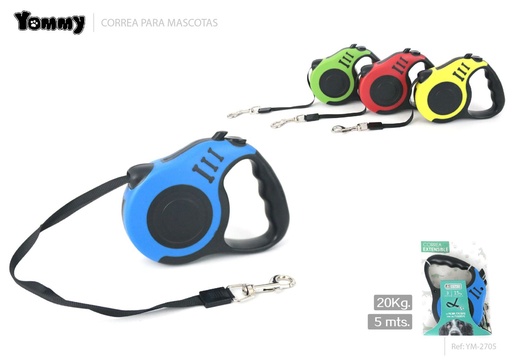 [YM2705] CORREA EXTENSIBLE 5M para mascotas - Accesorios para mascotas