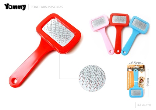 [YM2722] Peine para mascotas 14x6.5 cm - Accesorios para mascotas