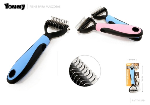 [YM2734] Peine para mascotas 17x7 cm - Accesorios para mascotas