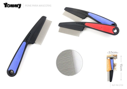 [YM2739] Peine para mascotas 15*3.5cm - Accesorios para mascotas 