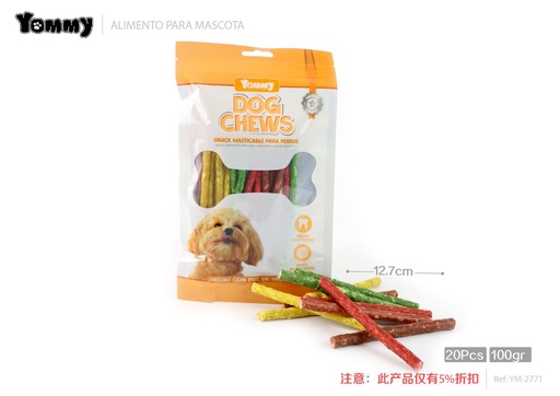 [YM2771] Palo 12.70cm,5g 20 Piezas - Alimentos para mascotas