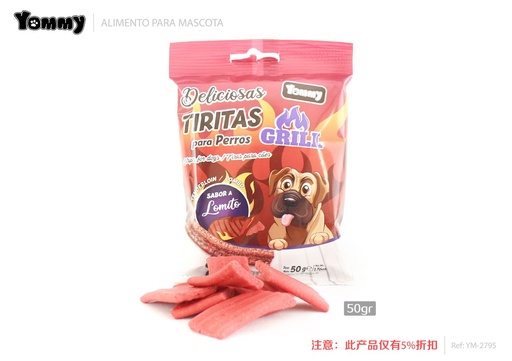 [YM2795] Lomitos de carne natural 50gr snacks para mascotas