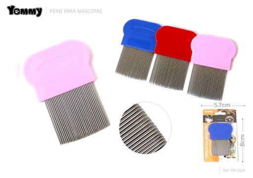 [YM2824] Peine para mascotas 8*5.7cm - Accesorios para mascotas