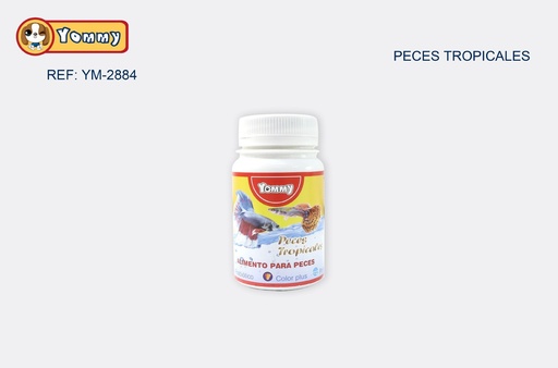 [YM2884] Alimentos para peces tropicales pequeño 100 ml - Alimentos para mascotas