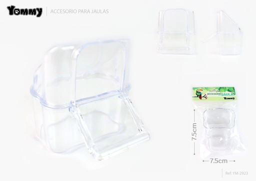 [YM2923] Accesorios para jaula de 7.5*7.5*8 cm en paquete - Accesorios para mascotas