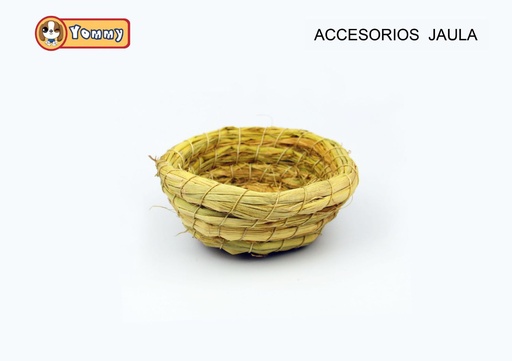 [YM2936] Nido de paja 4-5cm accesorio para jaula de pájaros