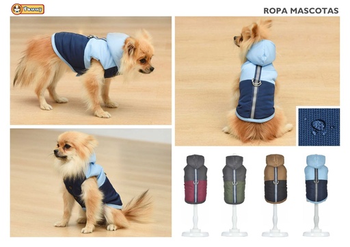 [YM3893] Anorak con capucha talla S para mascotas