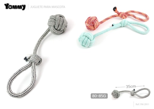 [YM3911] Juguete de cuerda 35 cm 80-85 g - Juguetes para mascotas