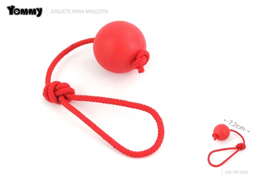 [YM3928] Juguete de goma macizo 7.2 cm - Juguetes para mascotas