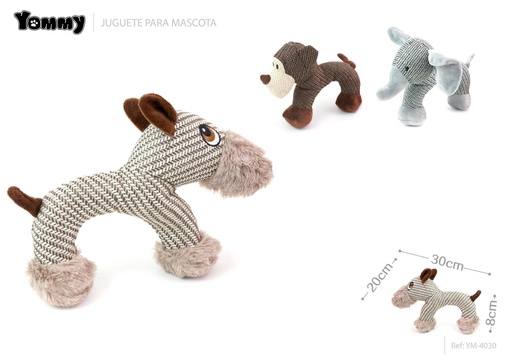 [YM4030] Juguete de peluche elefante 30x20x8cm para mascotas