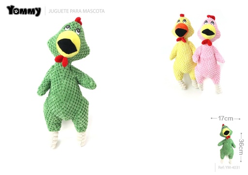 [YM4031] Juguete gallina para mascotas 36*17cm - Juguetes de peluche