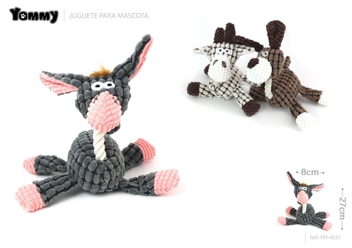 [YM4037] Juguete de peluche burro 27*8 cm - Juguetes para mascotas