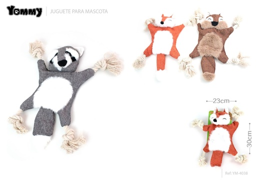 [YM4038] Juguete de peluche 23x30 cm - Juguetes para mascotas