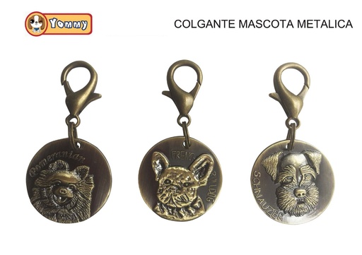 [YM4061] Colgante de cobre para mascotas 30x36mm para identificación y estilo
