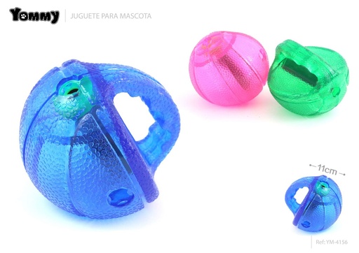 [YM4156] Juguete de caucho TPR 11 cm - Accesorios para mascotas