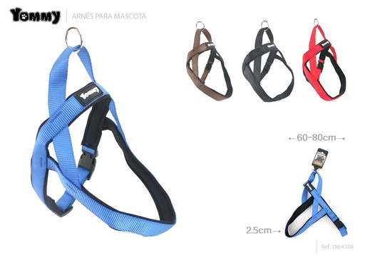 [YM4308] Arnés XL 2.5*60-80 cm - Accesorios para mascotas