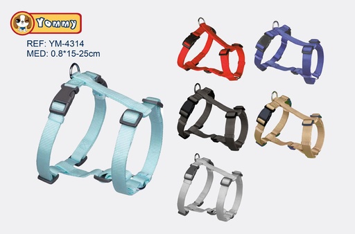 [YM4314] Arnés para perro pequeño B 0.8*15-25cm - Accesorios para mascotas