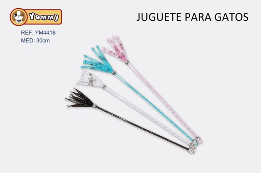 [YM4418] Juguete de tubo de resorte para gatos 30cm