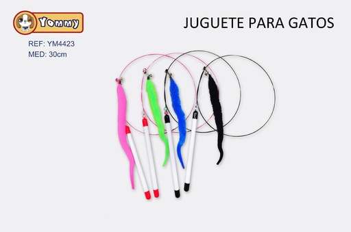 [YM4423] Juguete para gato oruga 15cm interactivo y divertido