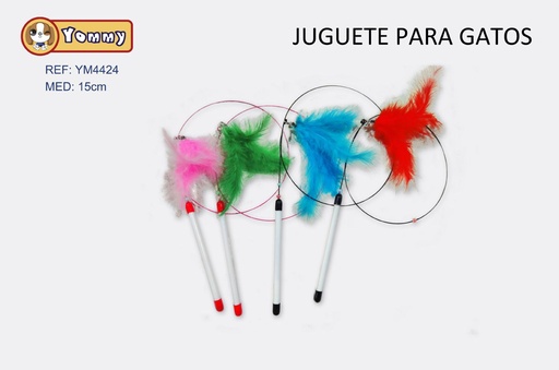 [YM4424] Juguete para gato de alambre de hierro 15cm