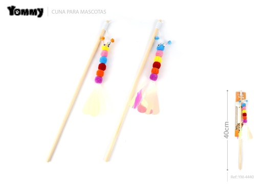 [YM4440] Juguete para gato 40cm tipo oruga para entretenimiento felino