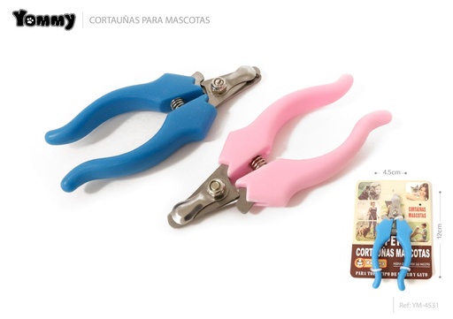 [YM4531] Cortaúñas para mascotas 12*4.5cm - Cuidado y belleza de mascotas