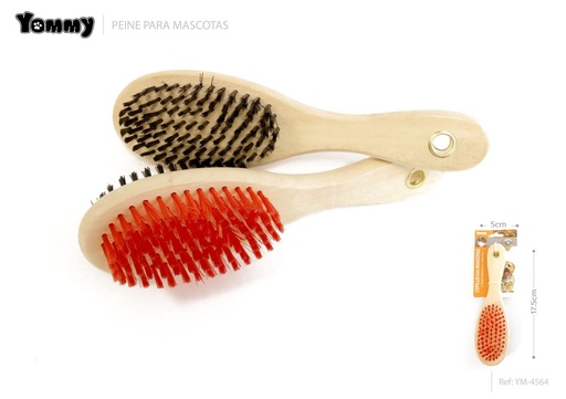 [YM4564] Cepillo para mascotas 17.5 x 5 cm - Accesorios para el cuidado de mascotas