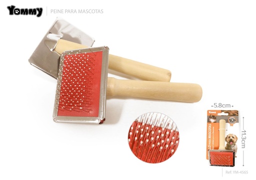 [YM4565] Cepillo para mascotas 11.3*5.8cm - Accesorios para mascotas