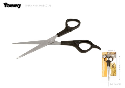 [YM4570] Tijera para mascotas 16.5*5.5cm - Cuidado para mascotas 