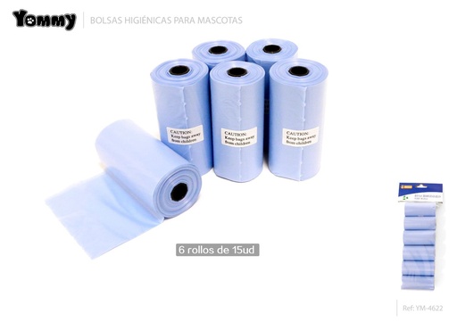 [YM4622] Bolsa biodegradable con aroma y grosor 6*15 - Bolsas para excrementos