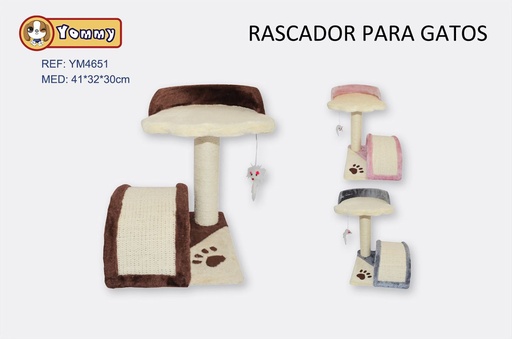 [YM4651] Rascador para gato 41x32x30cm