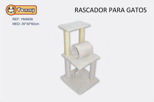 [YM4659] Rascador para gato 40x40x82cm