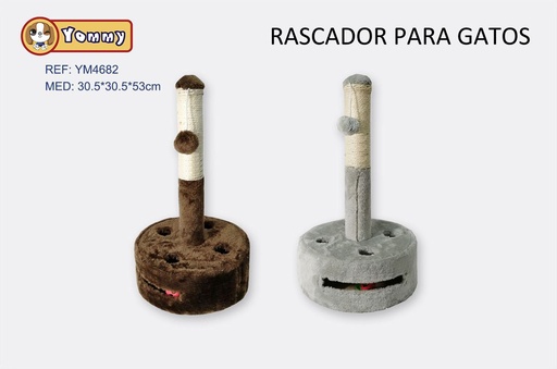 [YM4682] Rascador para gato 30.5x30.5x53cm para mascotas