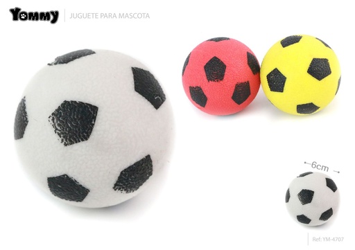 [YM4707] Juguete de fútbol para mascotas 6.0 cm - Juguetes para mascotas