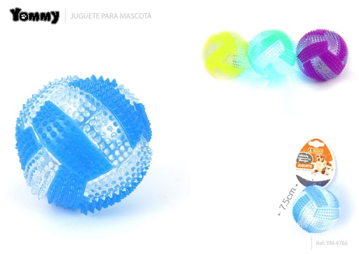 [YM4766] Juguete TPR 7.5 cm - Juguete luminoso para mascotas