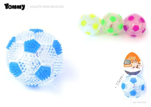 [YM4767] Juguete de TPR en forma de balón 7.5cm - Juguetes para mascotas