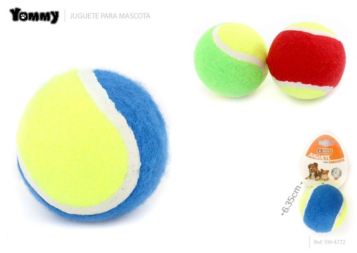 [YM4772] Juguete de pelota 6.35 cm - Accesorios para mascotas