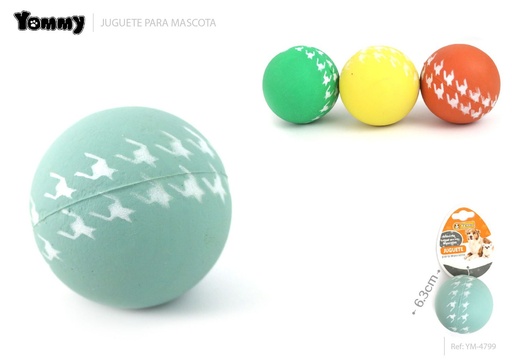 [YM4799] Juguete de goma espumosa 6.3 cm - Accesorios de mascotas