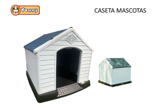 [YM5541] Chalet para mascotas L105xW96xH98.5 para exteriores