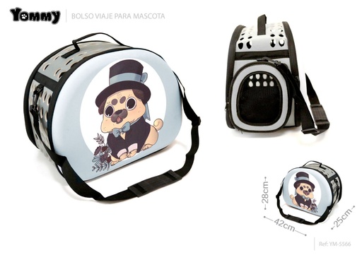 [YM5566] Bolso de viaje 3D 42*28*32cm para mascotas